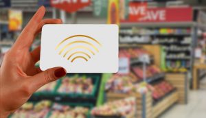 Smart card for grocery stores