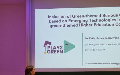A scientific paper produced as part of the Play2Green project and presented at ConTEL 2023 in Graz, Austria