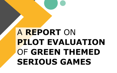 Report on pilot evaluation of green-themed serious games is published!